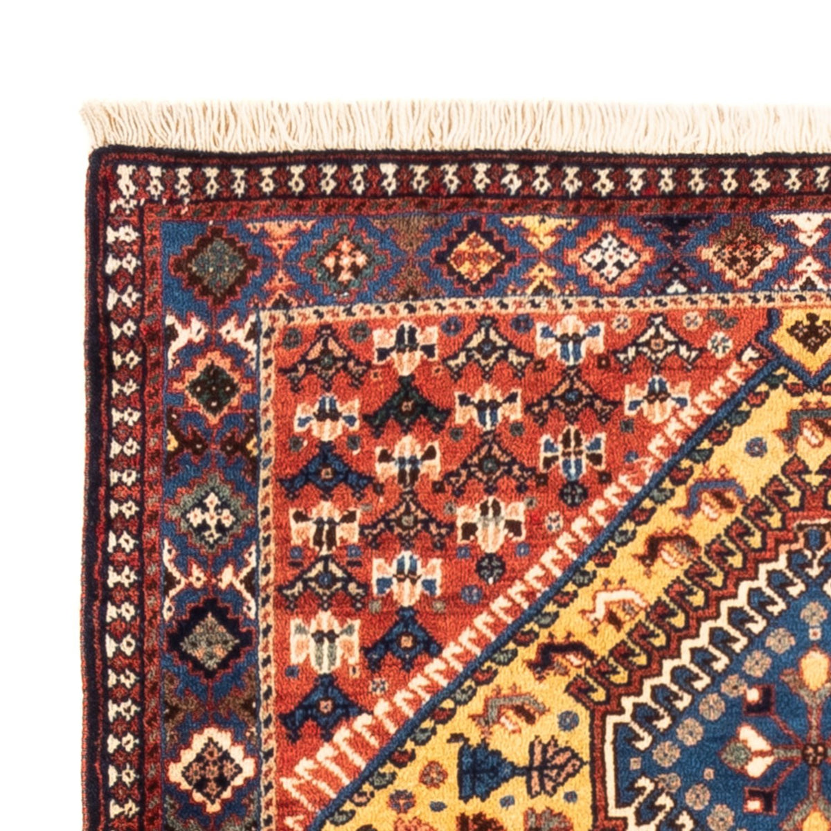 Perser Rug - Nomadic - 148 x 85 cm - yellow