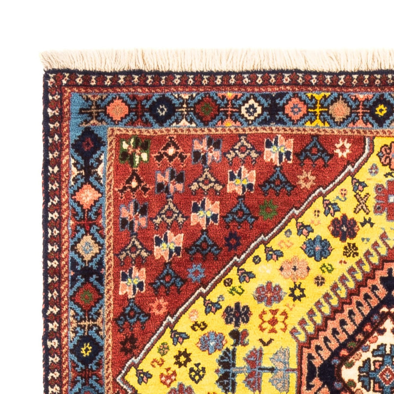 Perser Rug - Nomadic - 128 x 82 cm - yellow