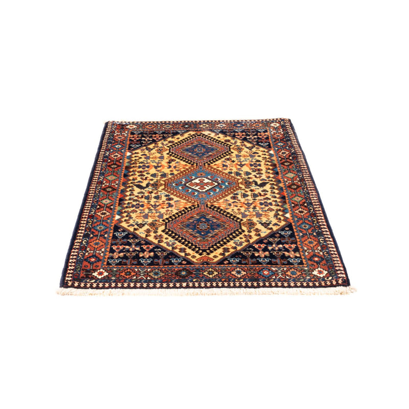 Perser Rug - Nomadic - 132 x 87 cm - yellow