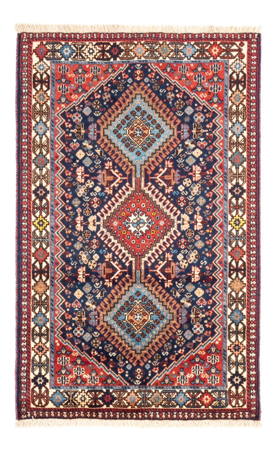 Perser Rug - Nomadic - 124 x 78 cm - dark blue