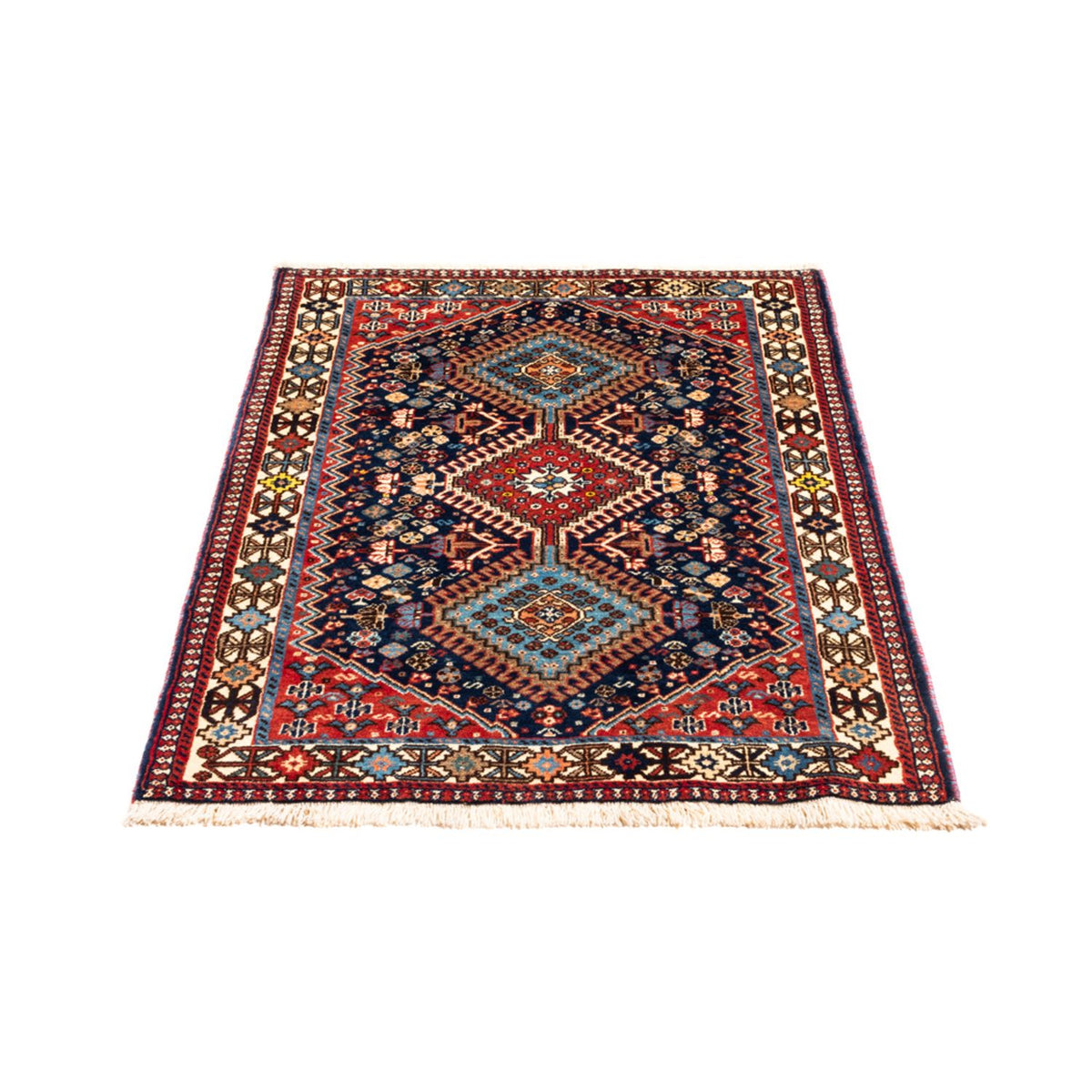Perser Rug - Nomadic - 124 x 78 cm - dark blue