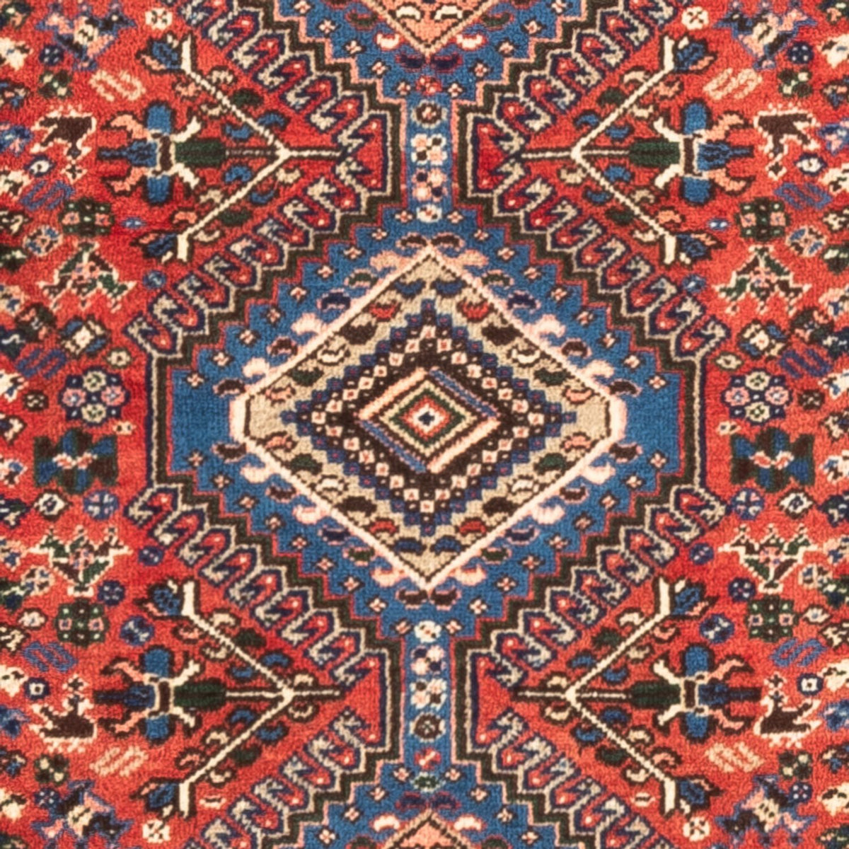 Perser Rug - Nomadic - 128 x 75 cm - red