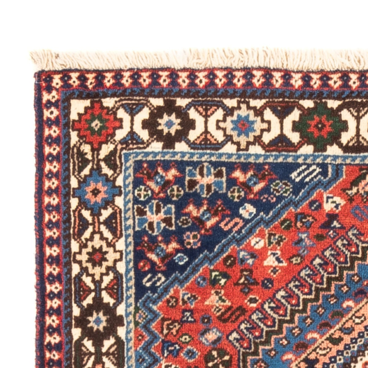 Perser Rug - Nomadic - 128 x 75 cm - red