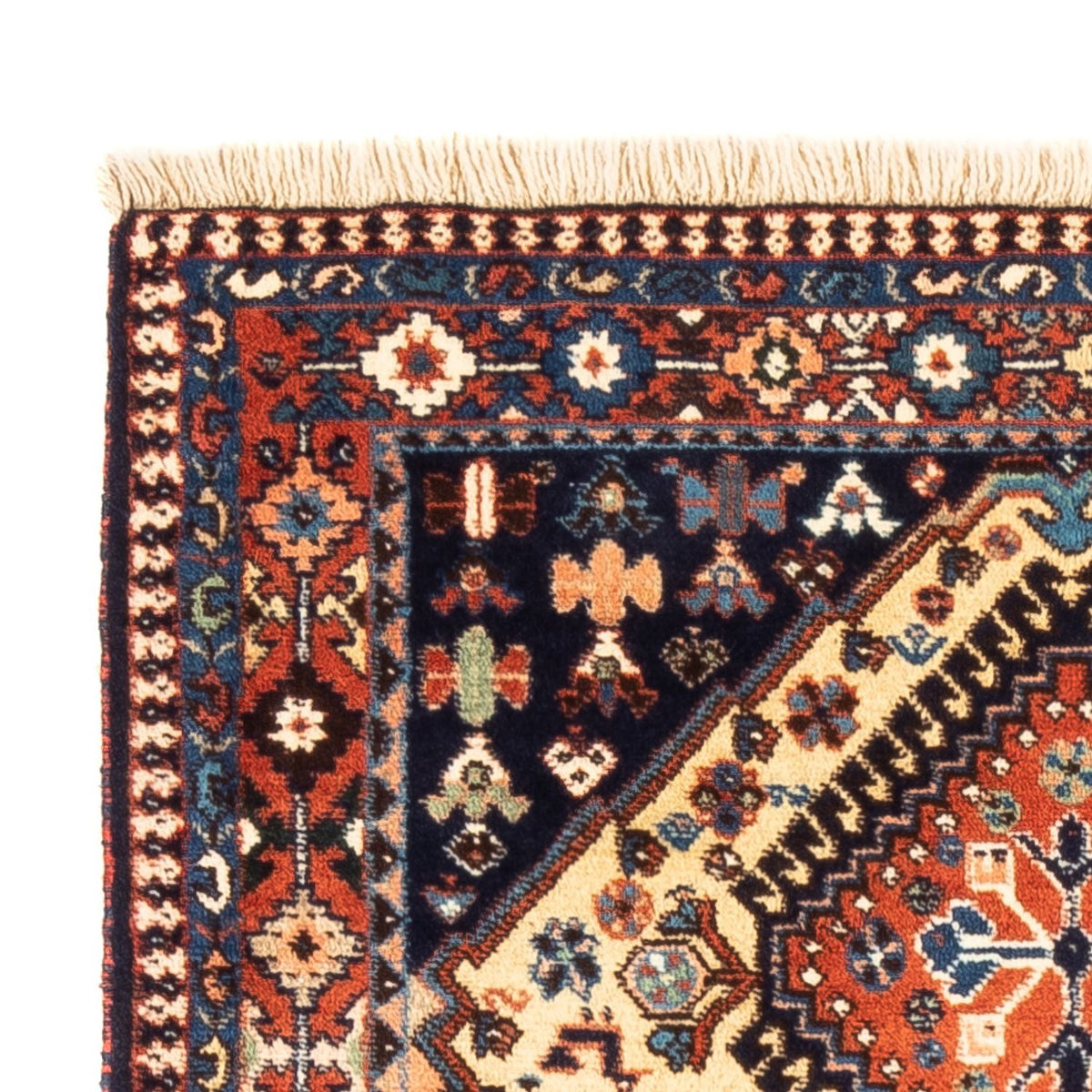 Perser Rug - Nomadic - 130 x 84 cm - cream