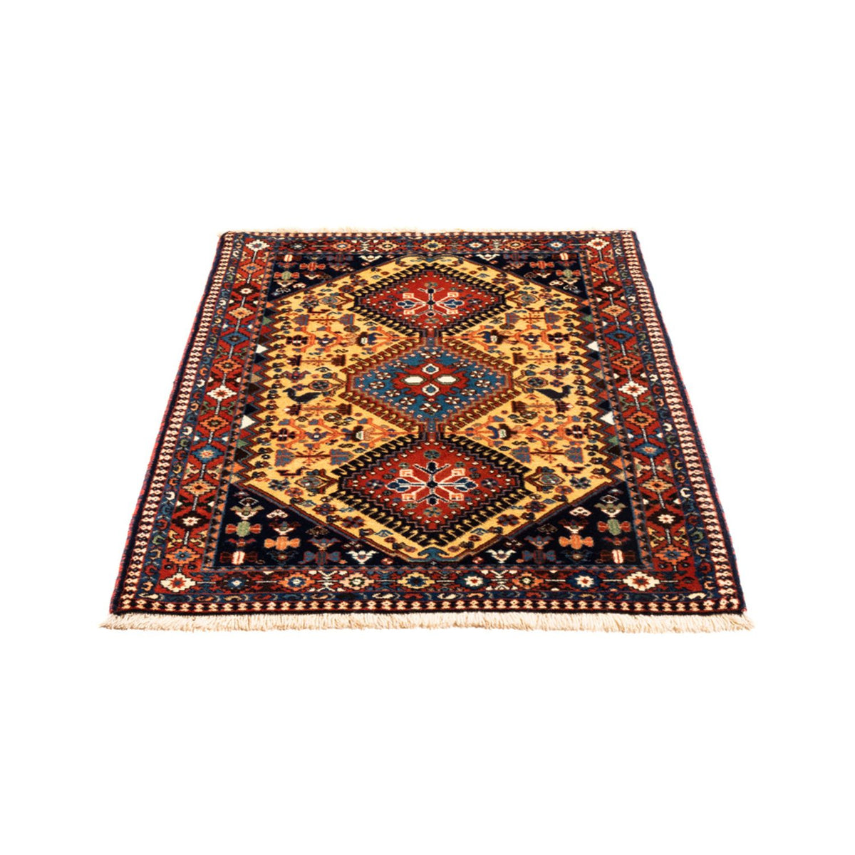Perser Rug - Nomadic - 130 x 84 cm - cream