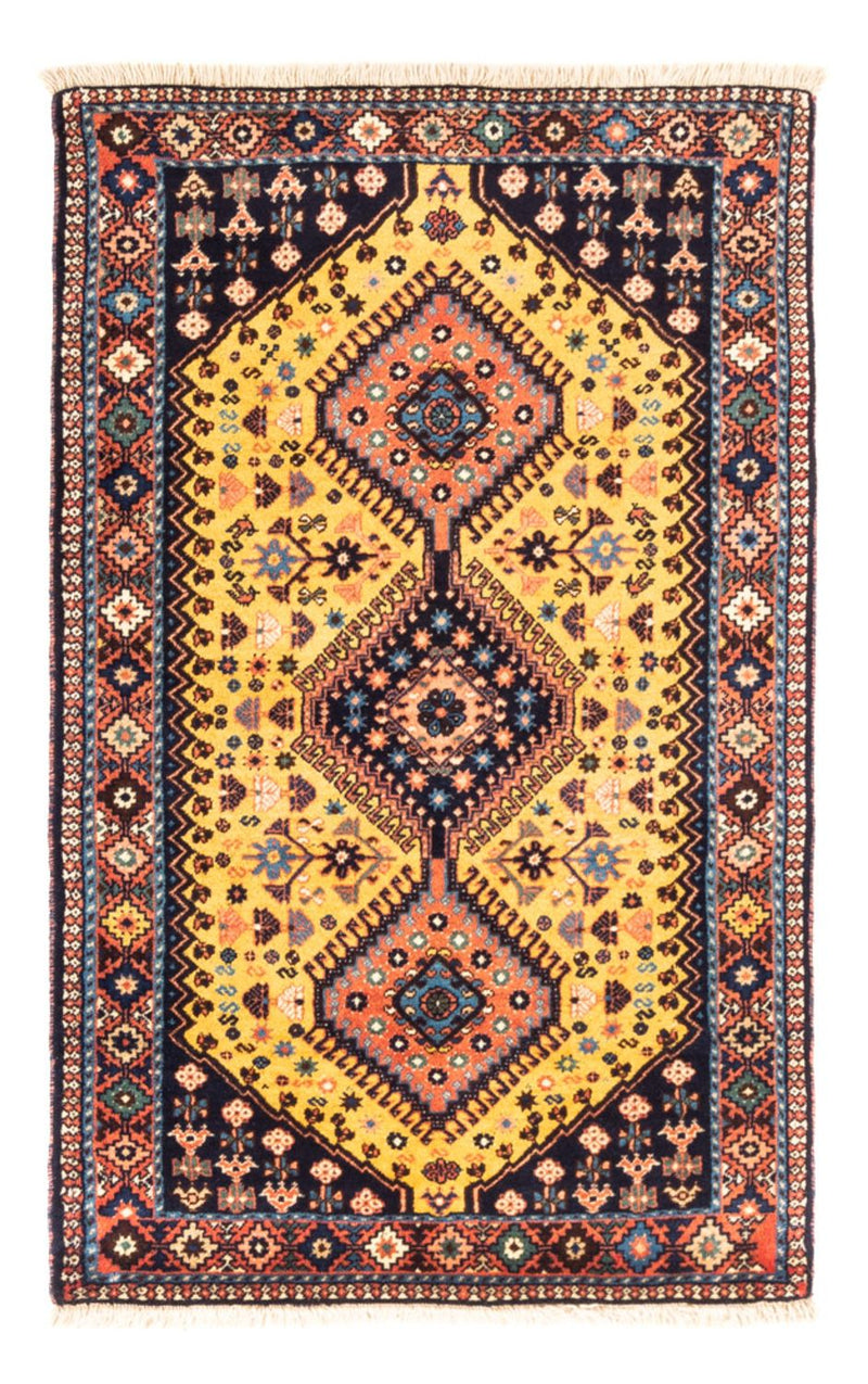 Perser Rug - Nomadic - 133 x 82 cm - yellow