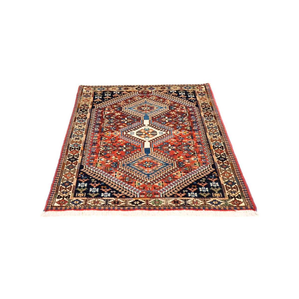 Perser Rug - Nomadic - 130 x 85 cm - red