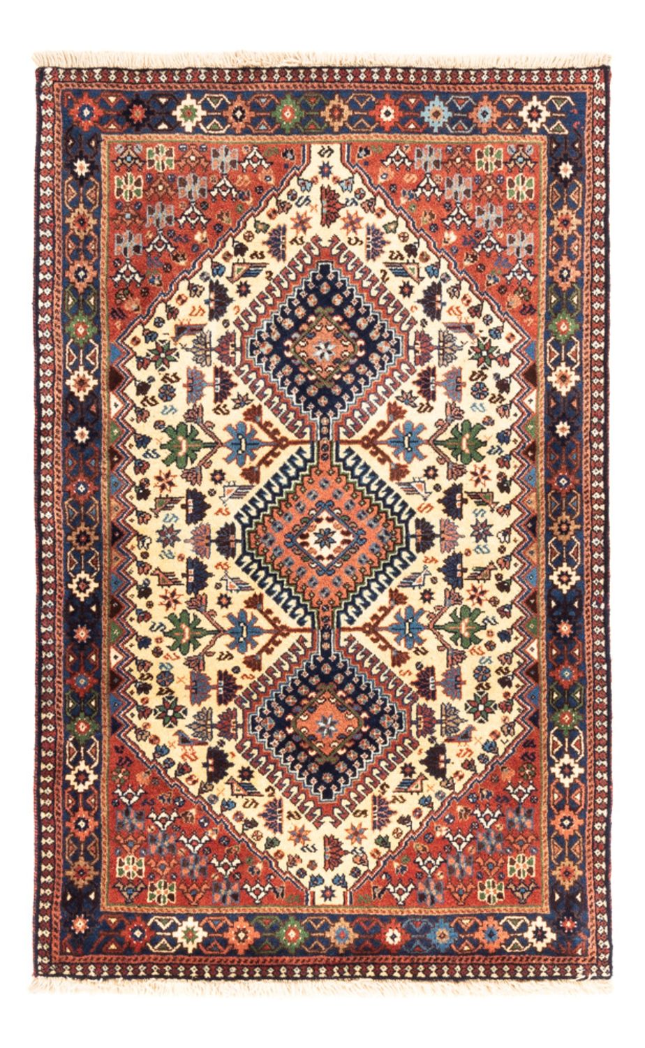 Perser Rug - Nomadic - 130 x 80 cm - cream