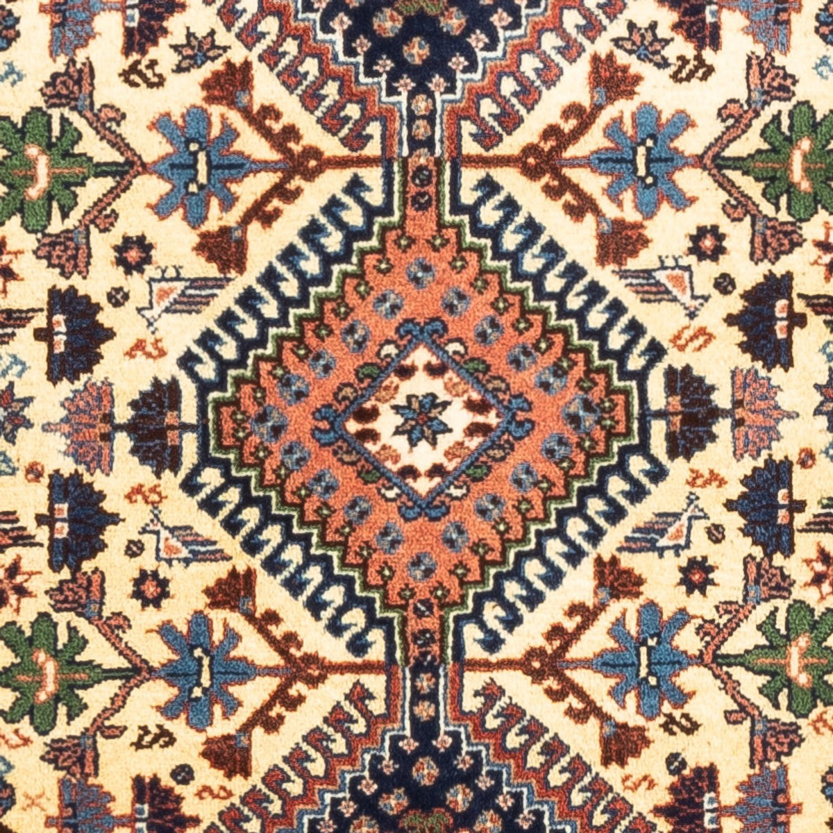 Perser Rug - Nomadic - 130 x 80 cm - cream