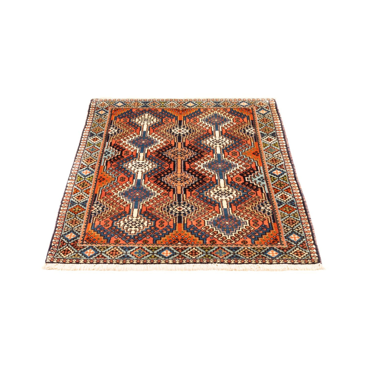 Perser Rug - Nomadic - 125 x 80 cm - red