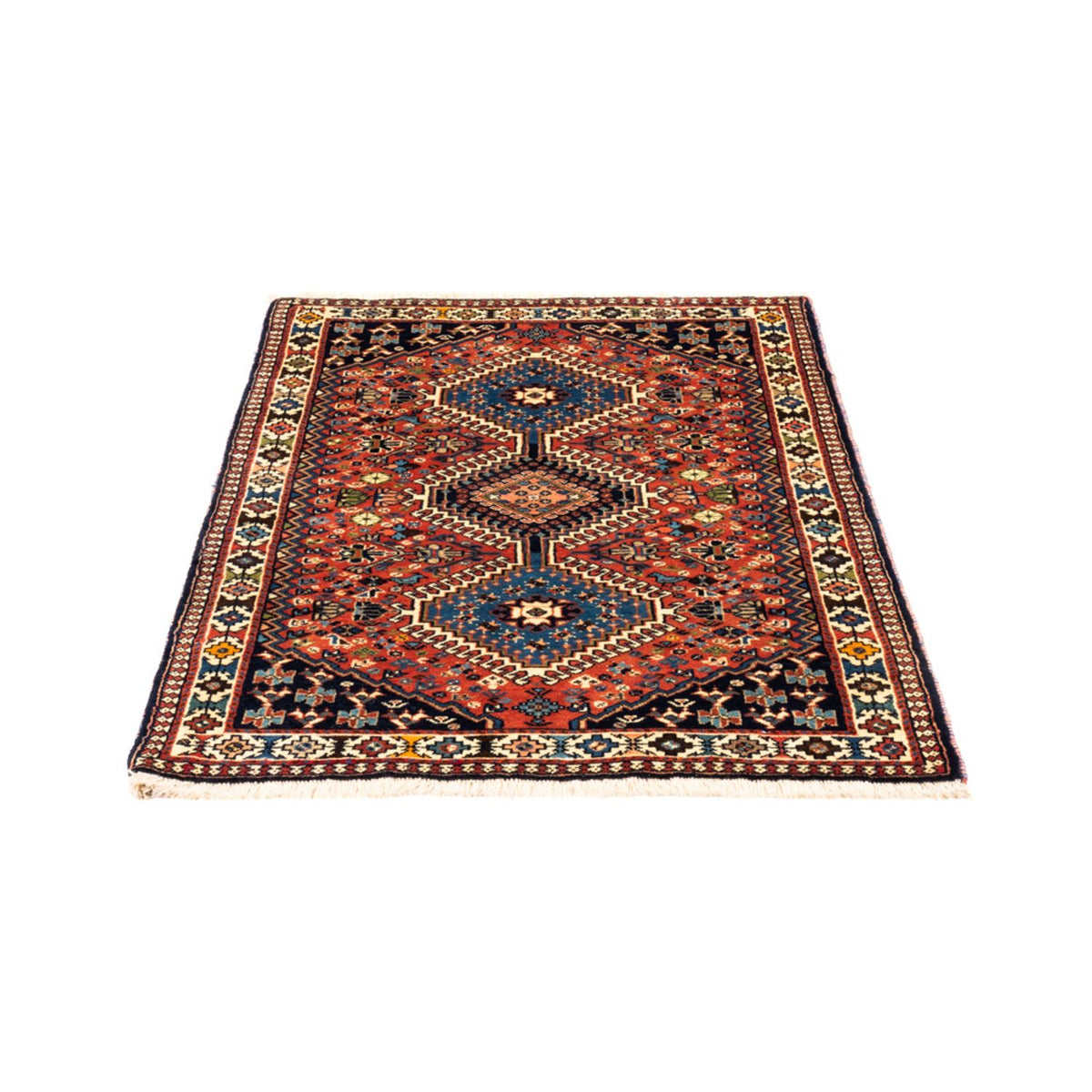 Perser Rug - Nomadic - 123 x 80 cm - red