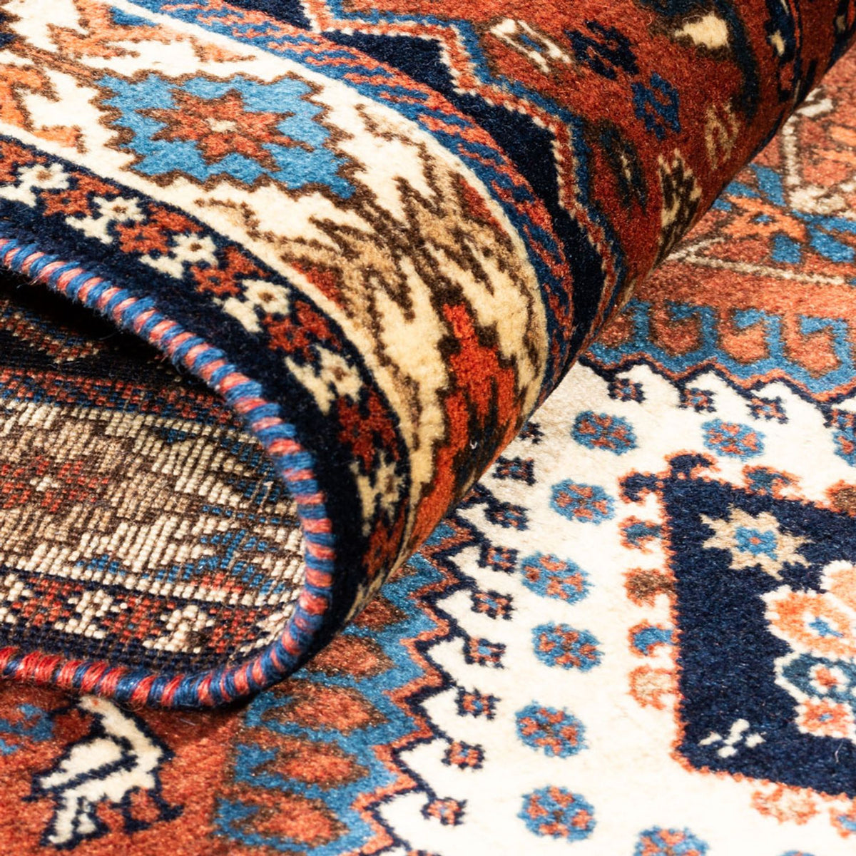 Runner Perser Rug - Nomadic - 205 x 80 cm - red