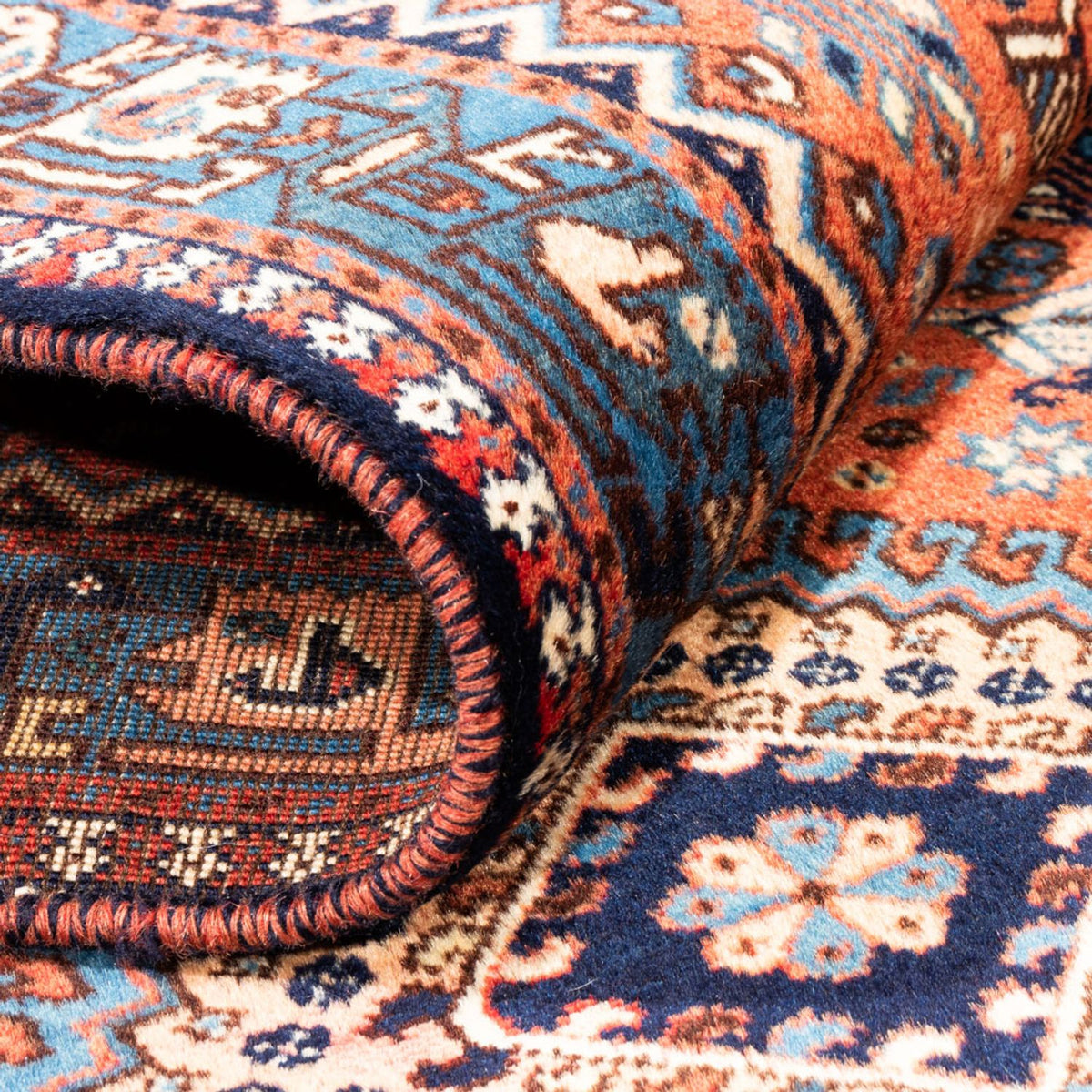 Runner Perser Rug - Nomadic - 208 x 80 cm - red