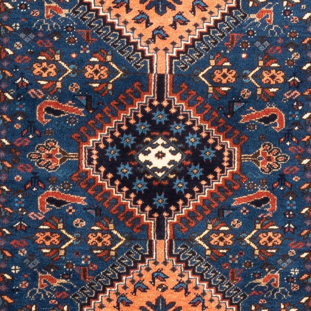 Perser Rug - Nomadic - 127 x 83 cm - blue