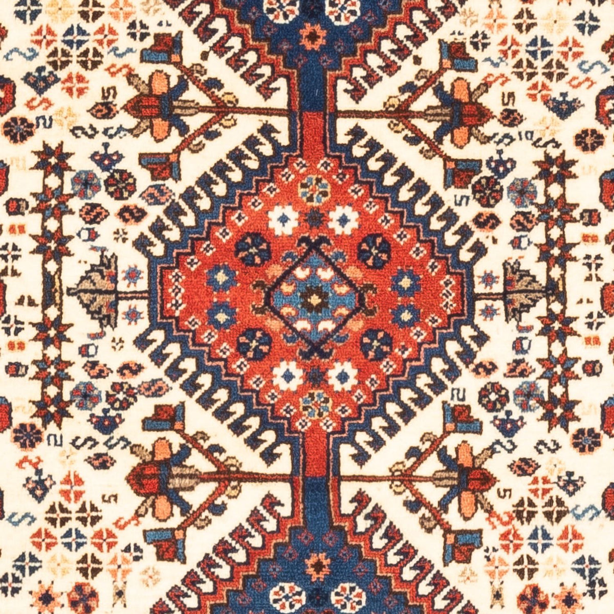 Perser Rug - Nomadic - 128 x 85 cm - cream