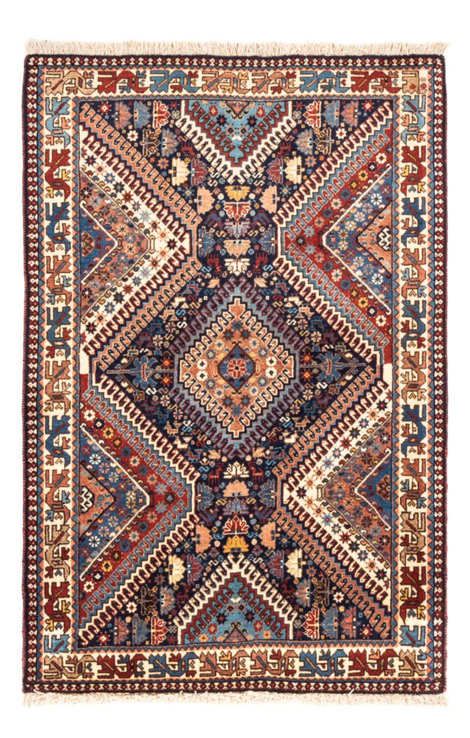 Perser Rug - Nomadic - 128 x 85 cm - dark blue