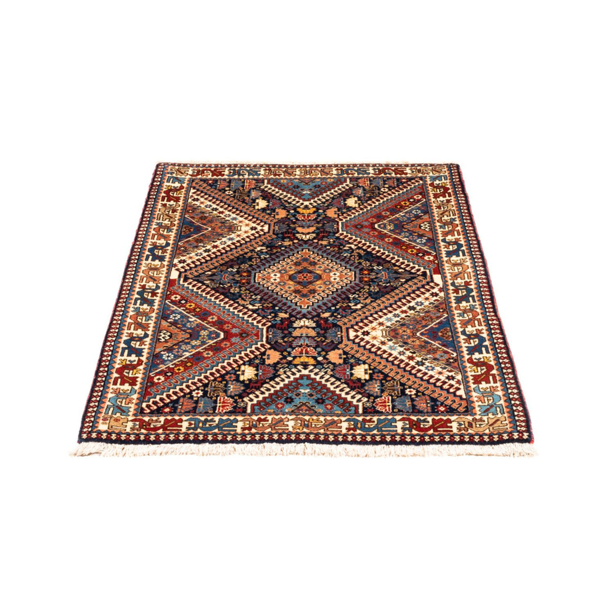 Perser Rug - Nomadic - 128 x 85 cm - dark blue