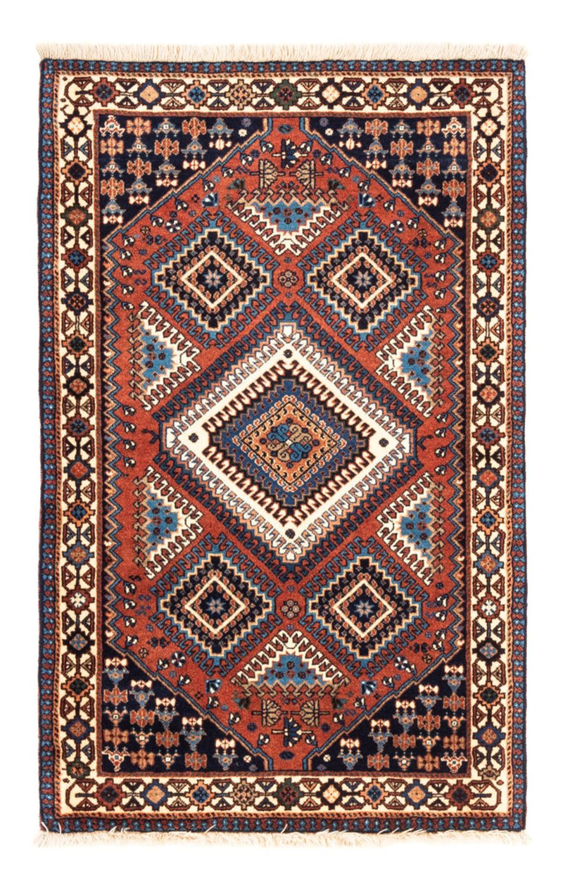 Perser Rug - Nomadic - 126 x 80 cm - red