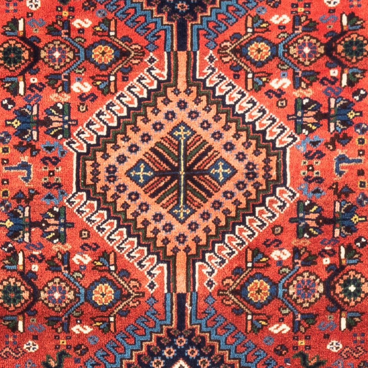 Perser Rug - Nomadic - 124 x 80 cm - red