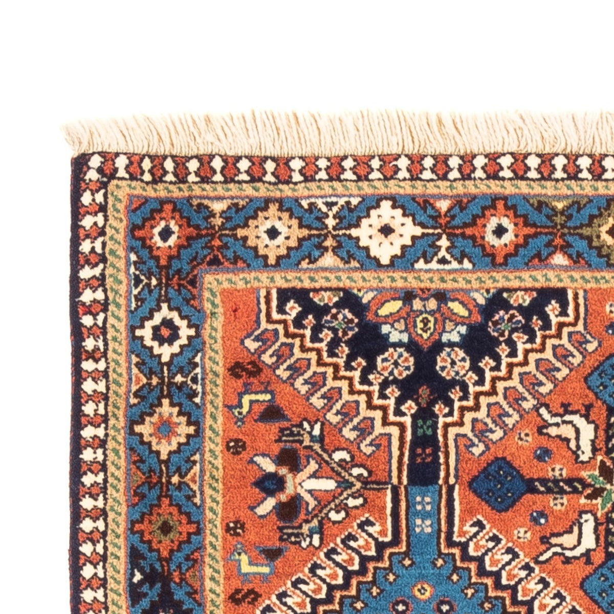 Perser Rug - Nomadic - 127 x 80 cm - red