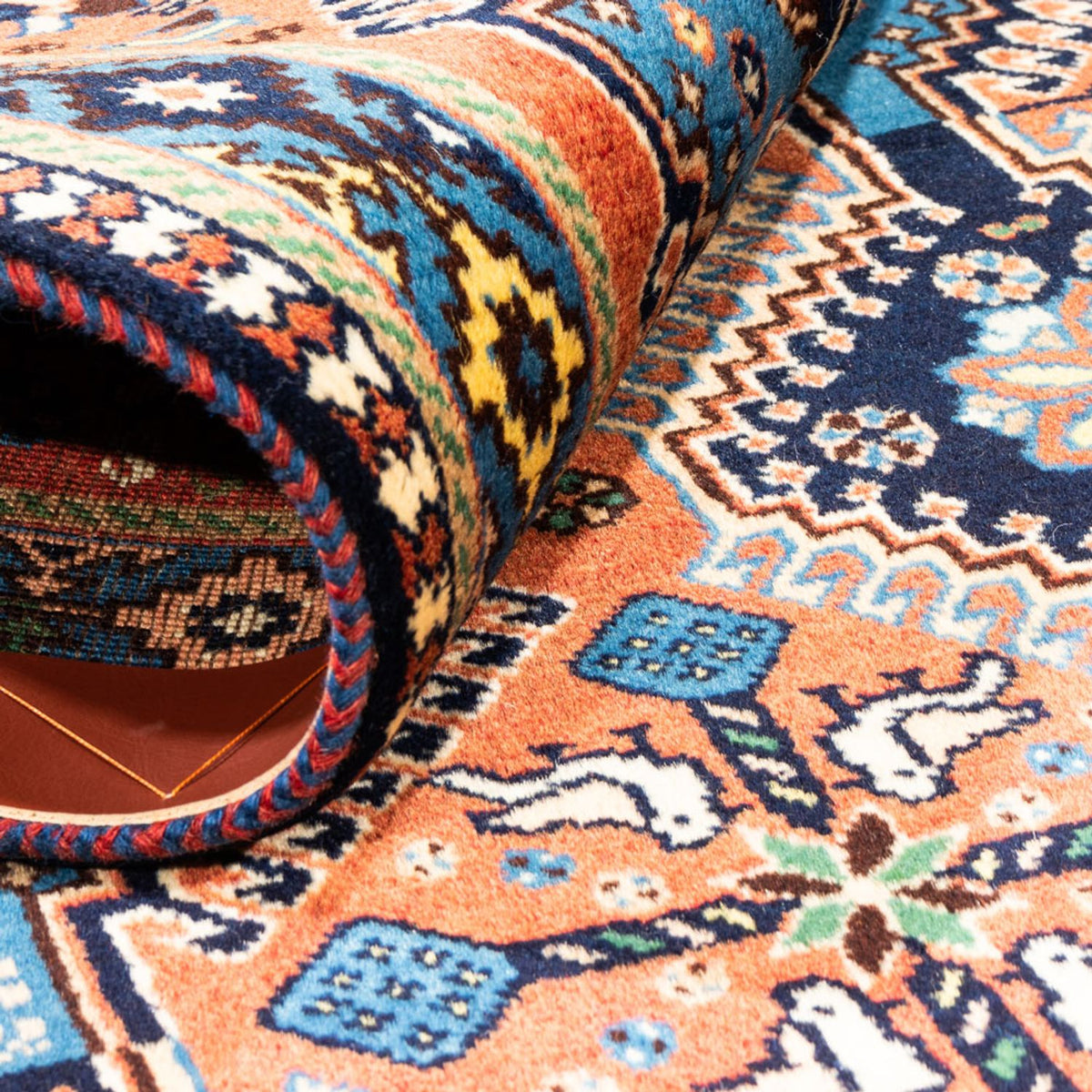 Perser Rug - Nomadic - 127 x 80 cm - red