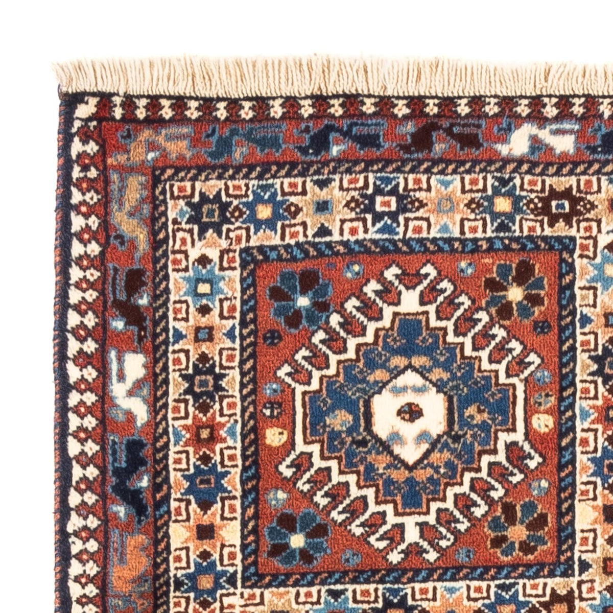 Perser Rug - Nomadic - 132 x 82 cm - multicolored