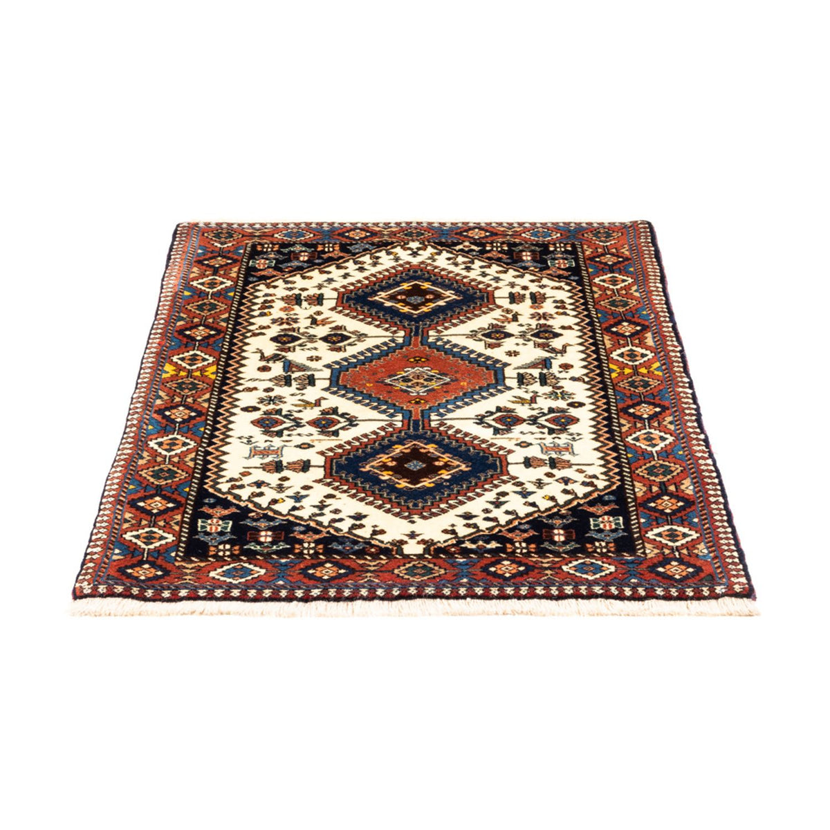 Perser Rug - Nomadic - 130 x 80 cm - cream