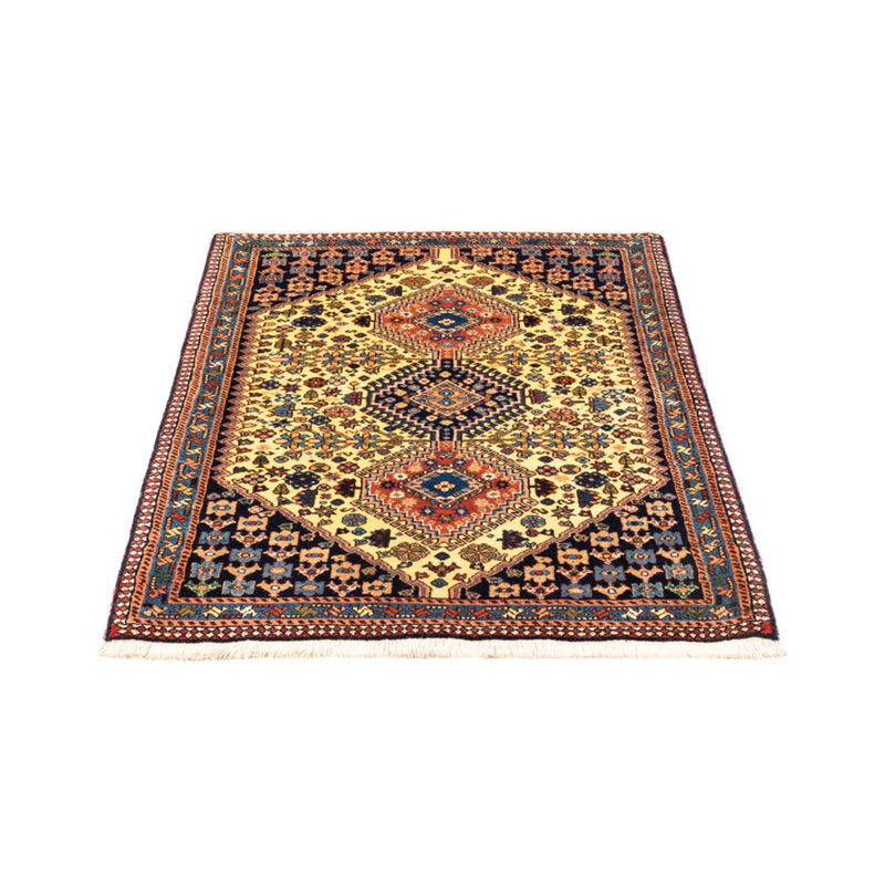 Perser Rug - Nomadic - 130 x 85 cm - yellow
