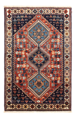 Perser Rug - Nomadic - 130 x 83 cm - red
