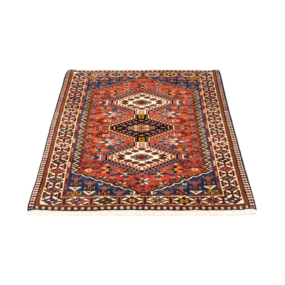 Perser Rug - Nomadic - 133 x 82 cm - red