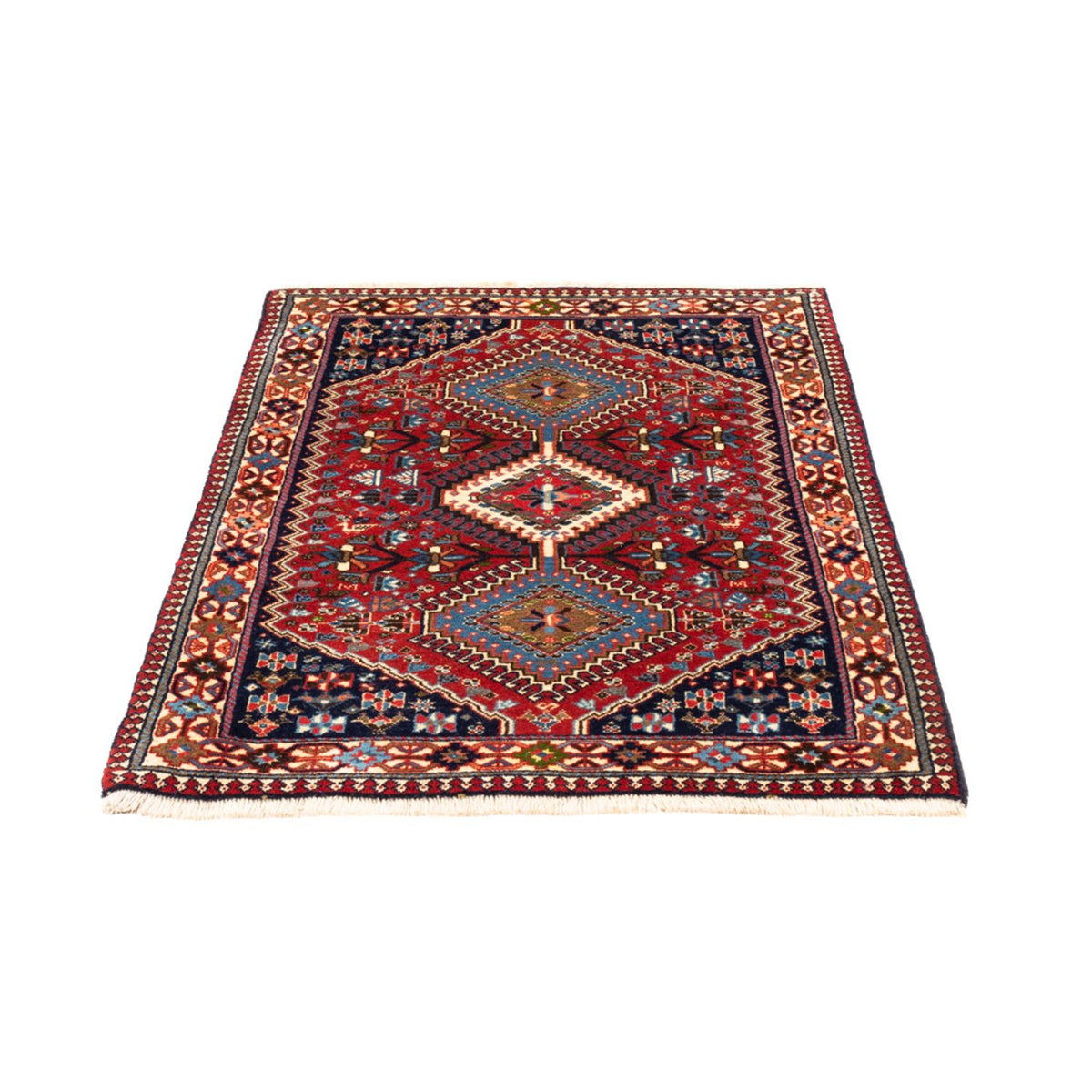 Perser Rug - Nomadic - 123 x 81 cm - red