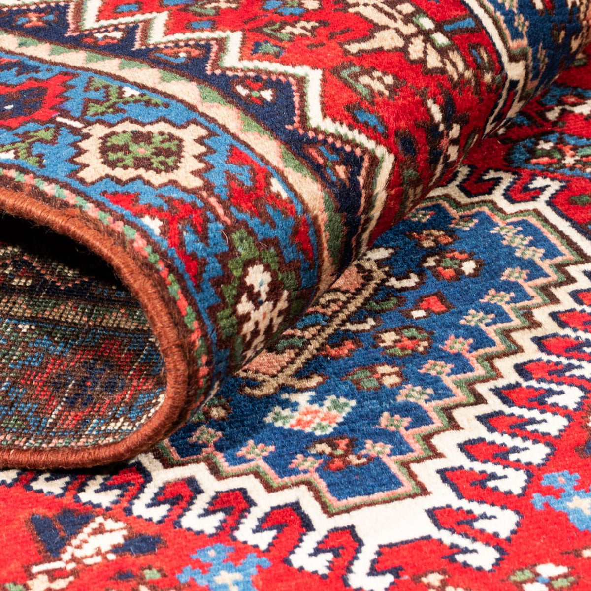 Perser Rug - Nomadic - 128 x 74 cm - red