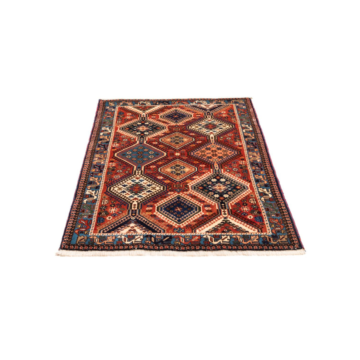 Perser Rug - Nomadic - 128 x 77 cm - red