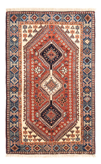 Perser Rug - Nomadic - 131 x 82 cm - red