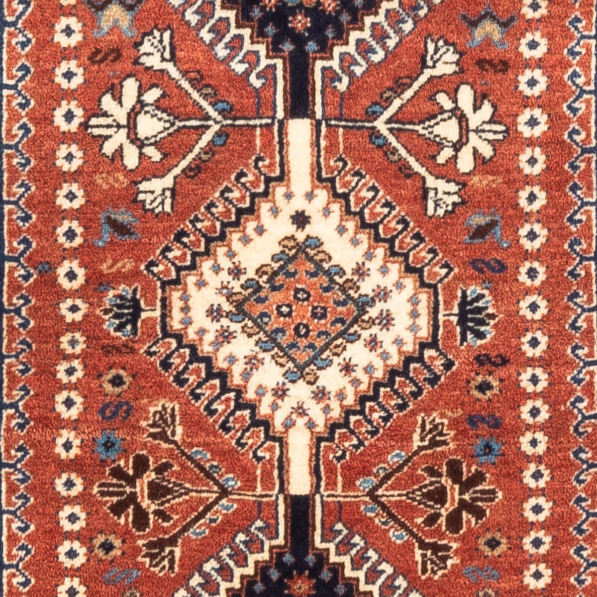 Perser Rug - Nomadic - 131 x 82 cm - red
