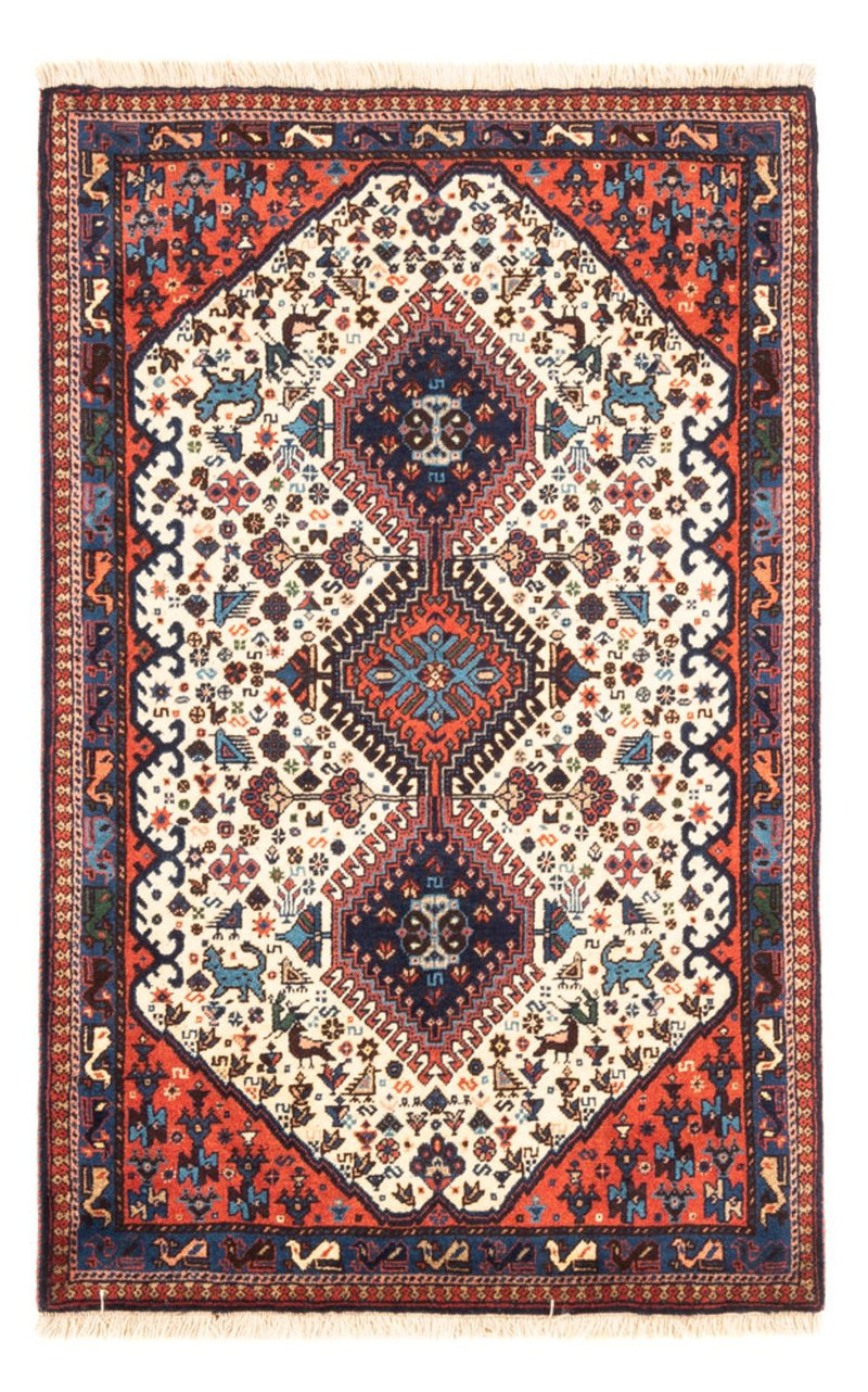 Perser Rug - Nomadic - 128 x 83 cm - cream