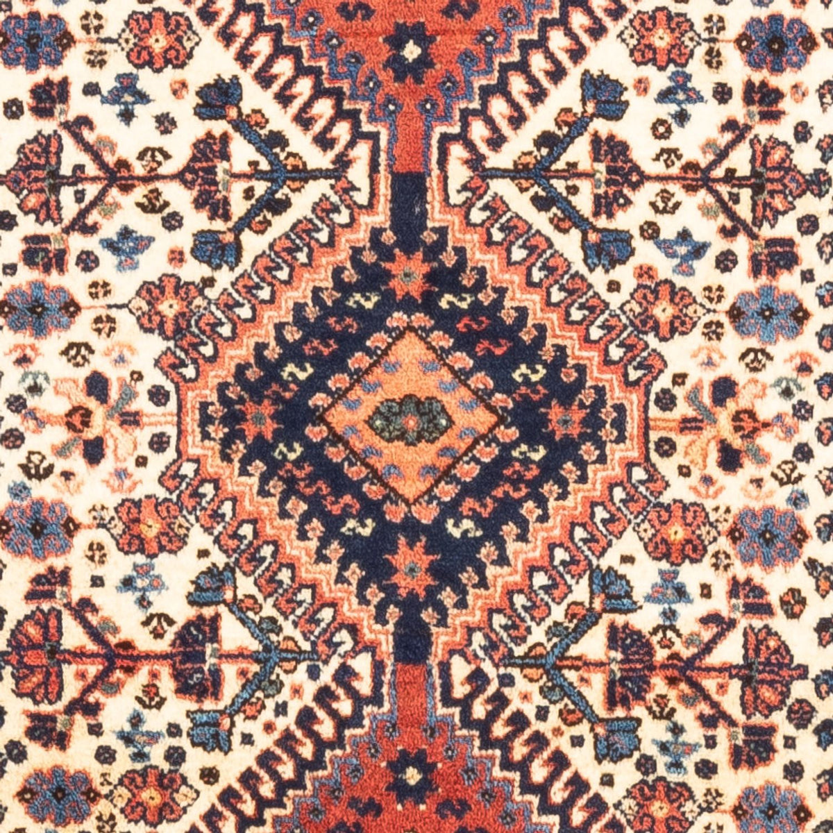 Perser Rug - Nomadic - 128 x 82 cm - cream