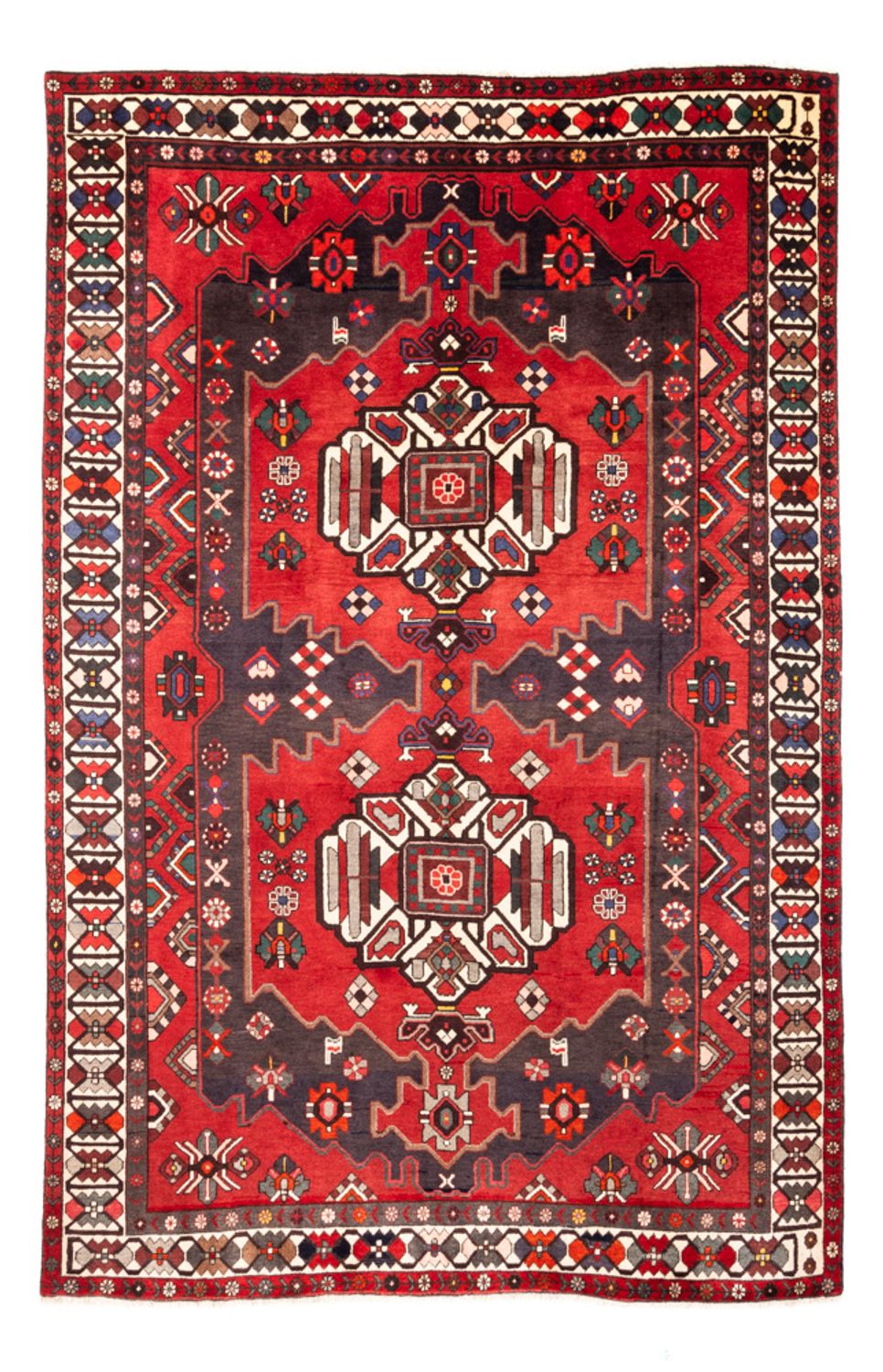 Perser Rug - Nomadic - 317 x 207 cm - red