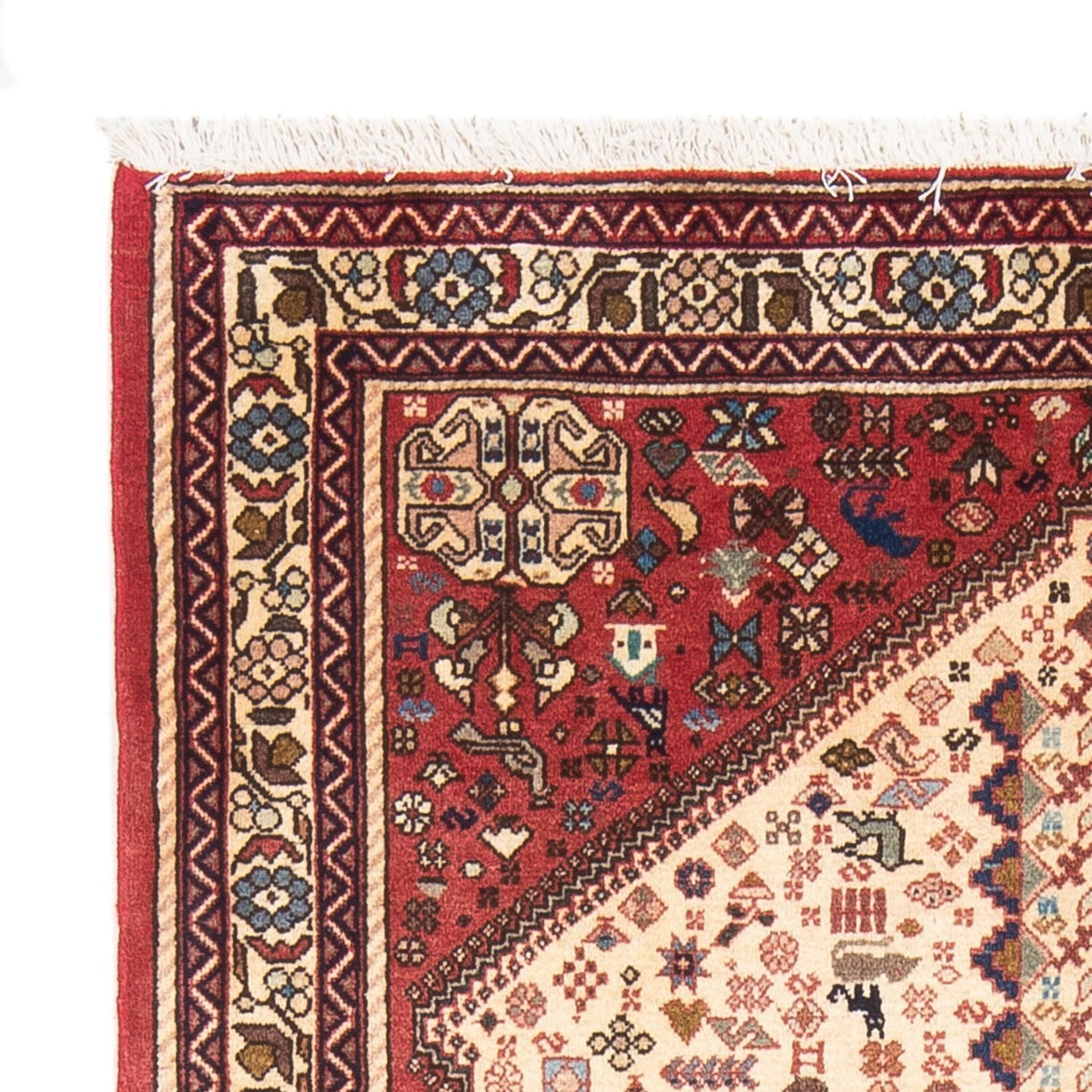 Perser Rug - Nomadic - 145 x 105 cm - cream