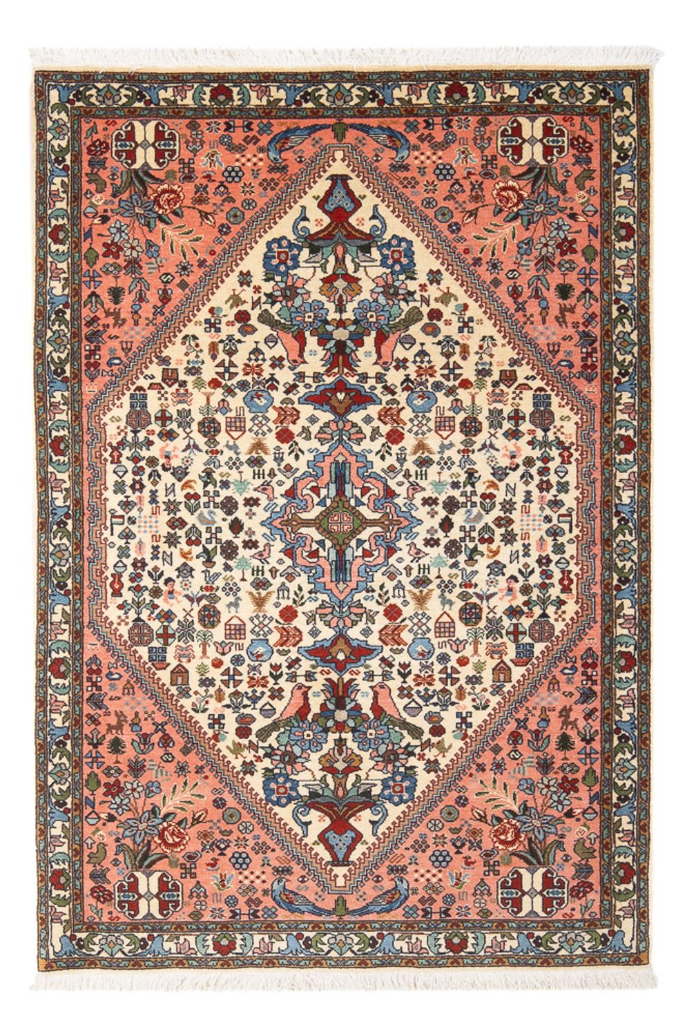 Perser Rug - Nomadic - 156 x 97 cm - cream