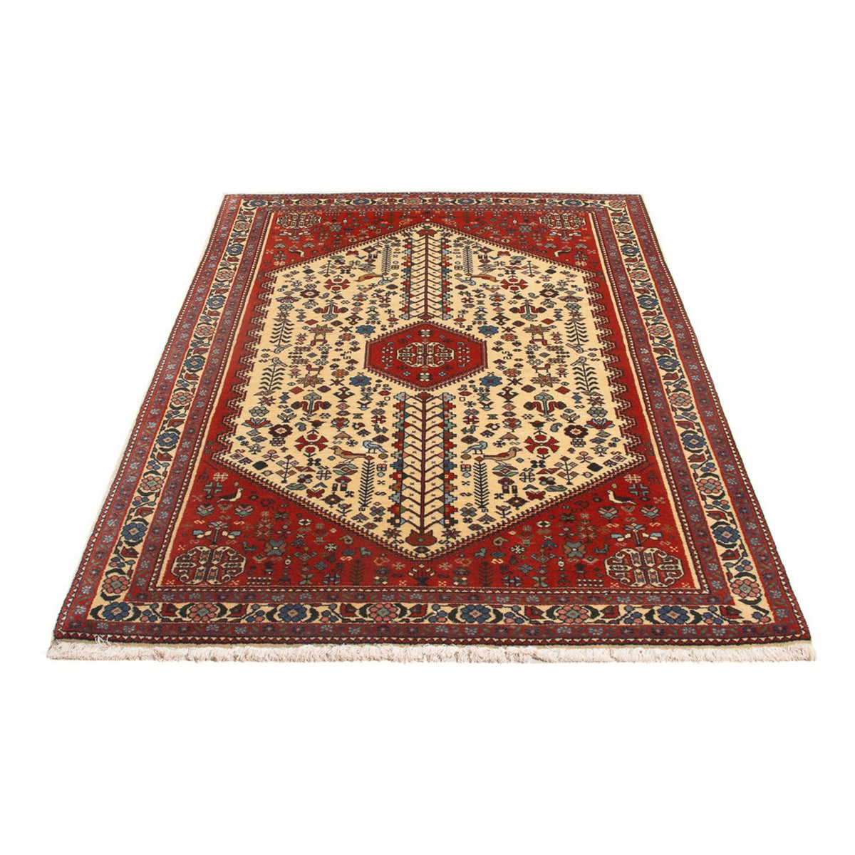 Perser Rug - Nomadic - 154 x 100 cm - cream