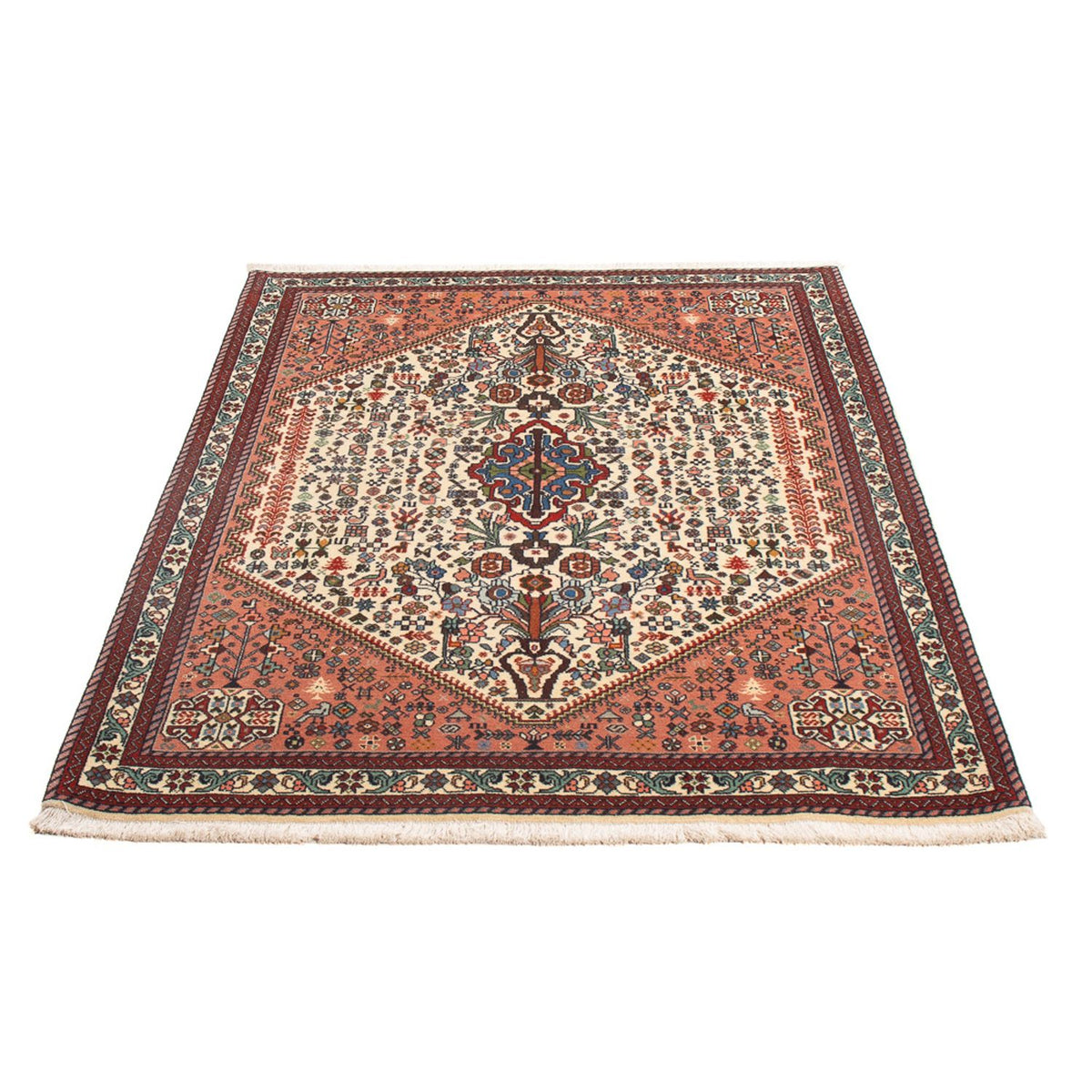 Perser Rug - Nomadic - 140 x 106 cm - cream