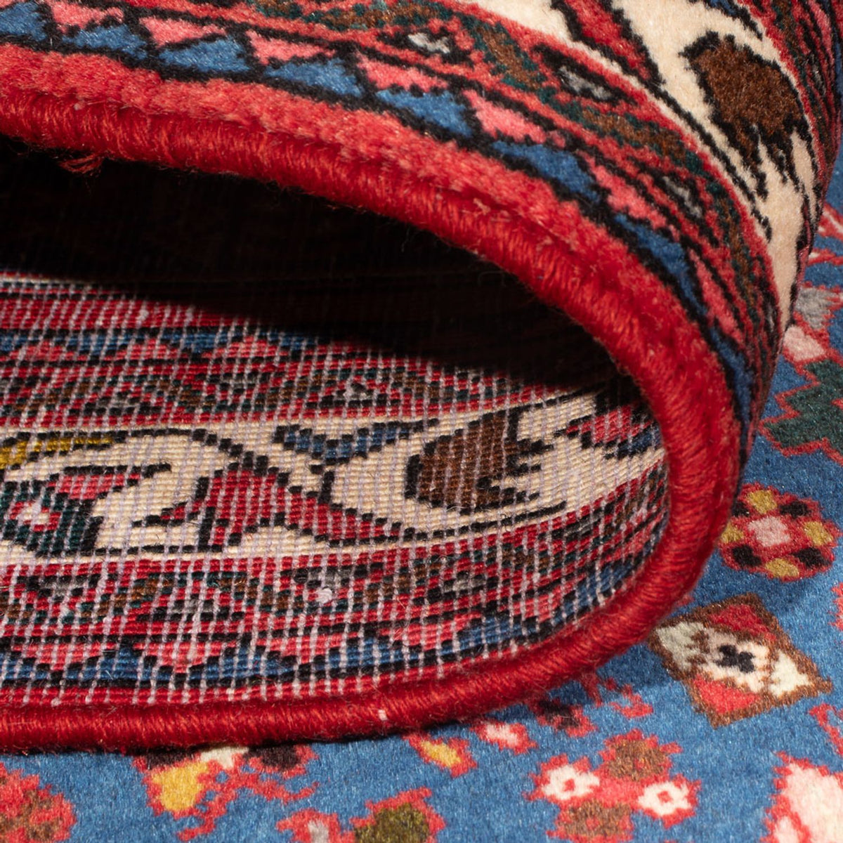 Perser Rug - Nomadic - 155 x 105 cm - blue