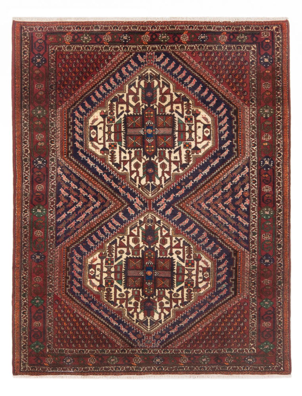 Perser Rug - Nomadic - 180 x 128 cm - red