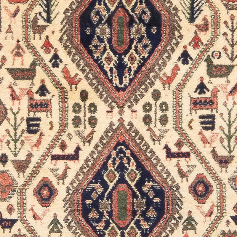 Perser Rug - Nomadic - 178 x 140 cm - cream