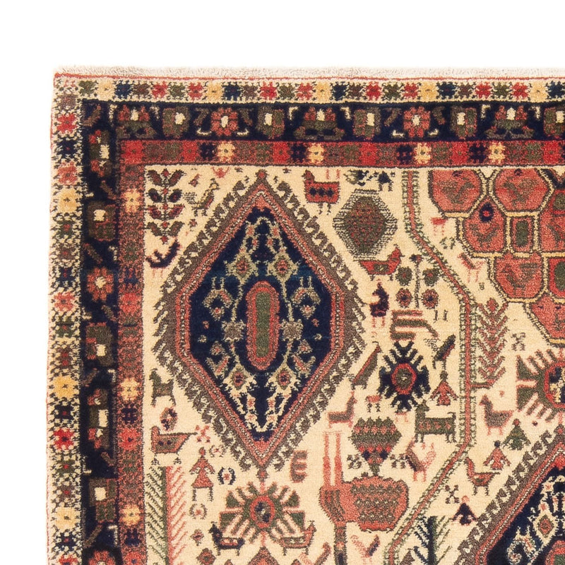 Perser Rug - Nomadic - 178 x 140 cm - cream