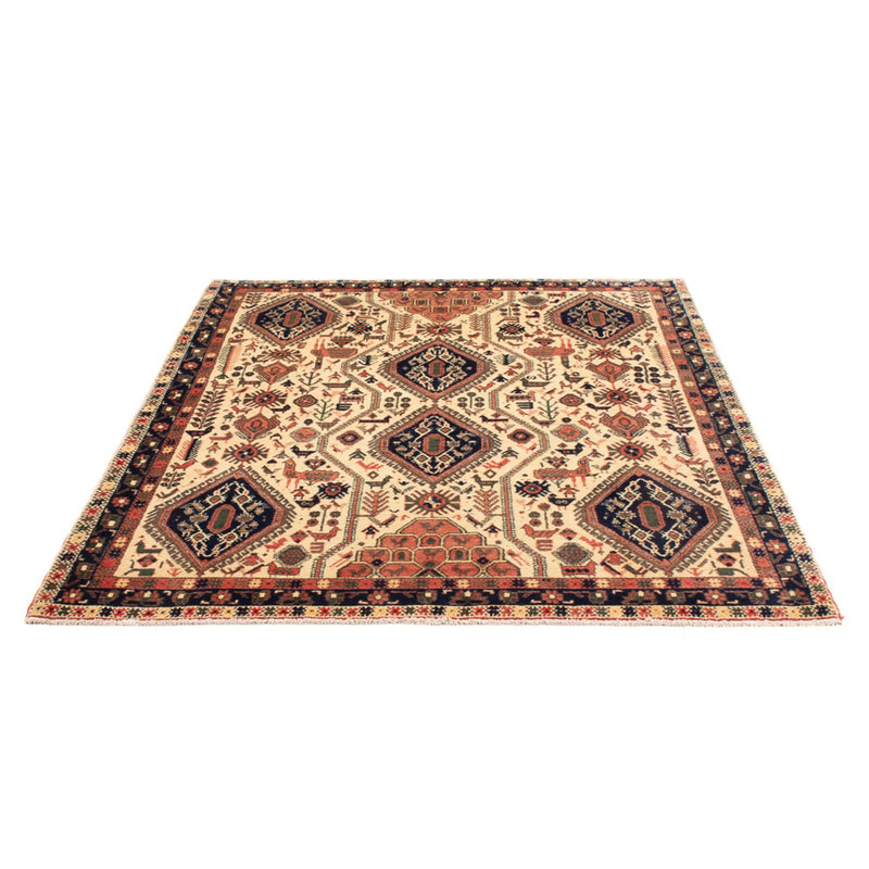 Perser Rug - Nomadic - 178 x 140 cm - cream