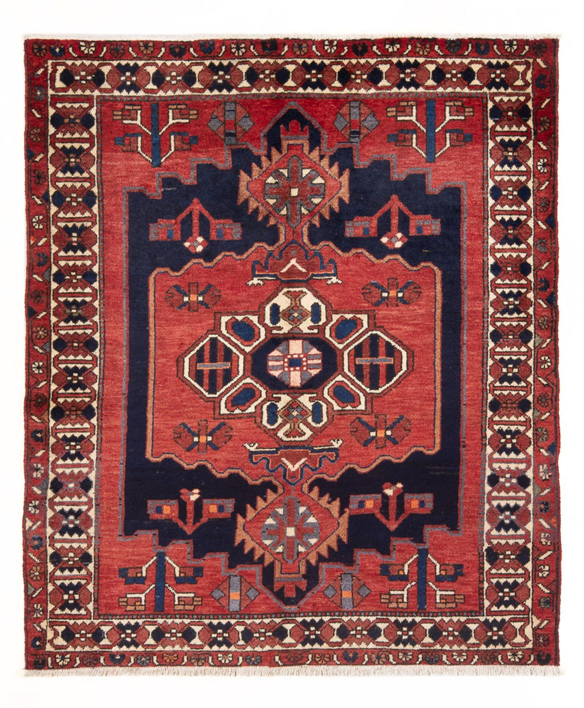 Perser Rug - Nomadic - 195 x 153 cm - red