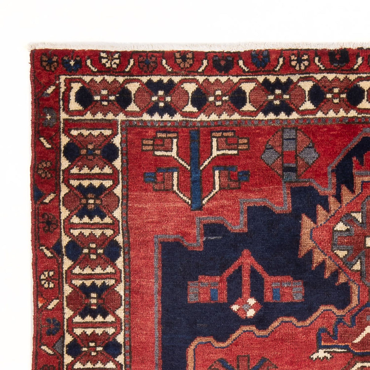 Perser Rug - Nomadic - 195 x 153 cm - red