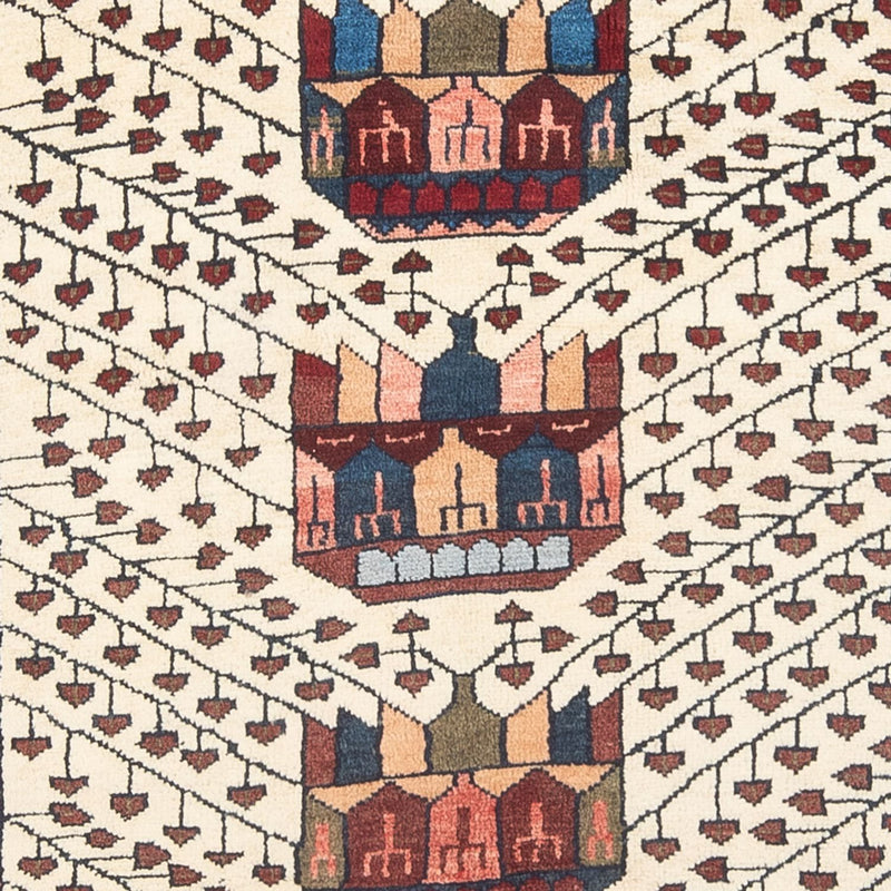 Perser Rug - Nomadic - 206 x 124 cm - cream